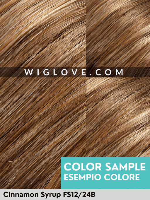 ALLURE - M - fatta a macchina - Wig Love - Parrucca SinteticaCinnamon Syrup