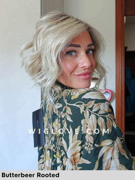 clare belle tress parrucca mossa  lacefront riga libera  taglia M monofilamento antiscivolo fatta a mano fibra sintetica termoresistente