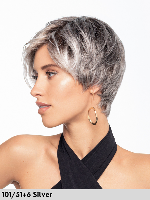 CLIC MONO LACE SOFT - free parting, lace front, closed back