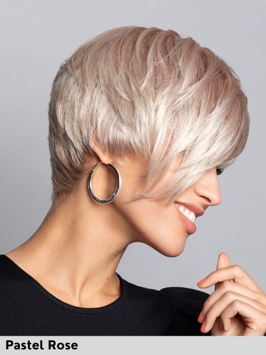 Clic di Gisela Mayer colore Pastel Rose parrucca capelli sintetici parrucca donna liscia per perdita di capelli dovuta ad alopecia o chemioterapia