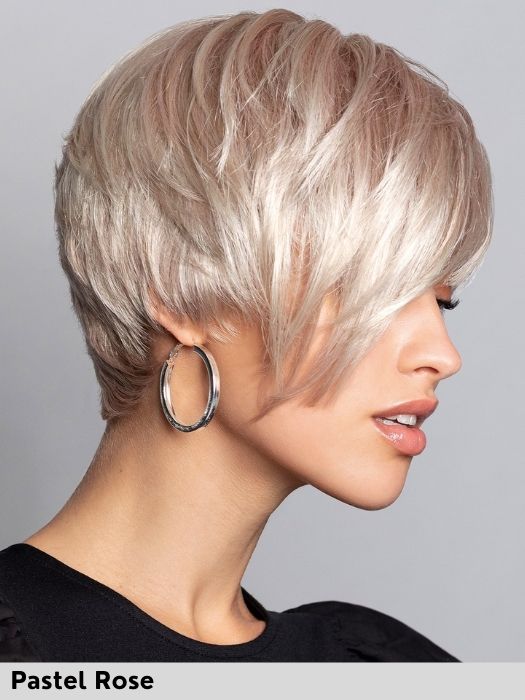 Clic di Gisela Mayer colore Pastel Rose parrucca capelli sintetici parrucca donna liscia per perdita di capelli dovuta ad alopecia o chemioterapia