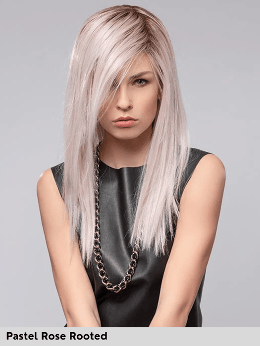 CLOUD - piccolo lace front, monofilamento vortice - Wig Love - Parrucca SinteticaPastel Rose Rooted