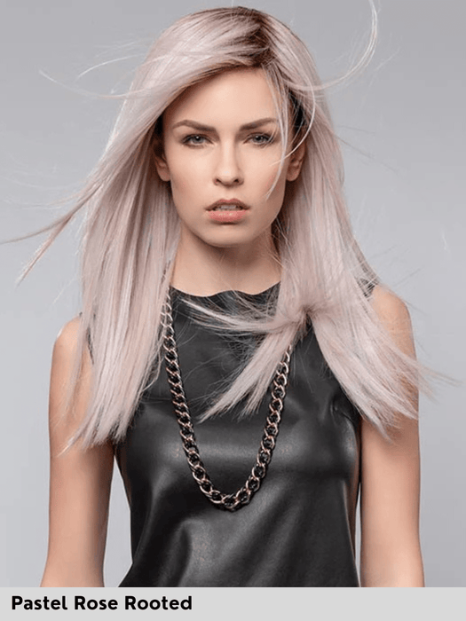 CLOUD - piccolo lace front, monofilamento vortice - Wig Love - Parrucca SinteticaPastel Rose Rooted