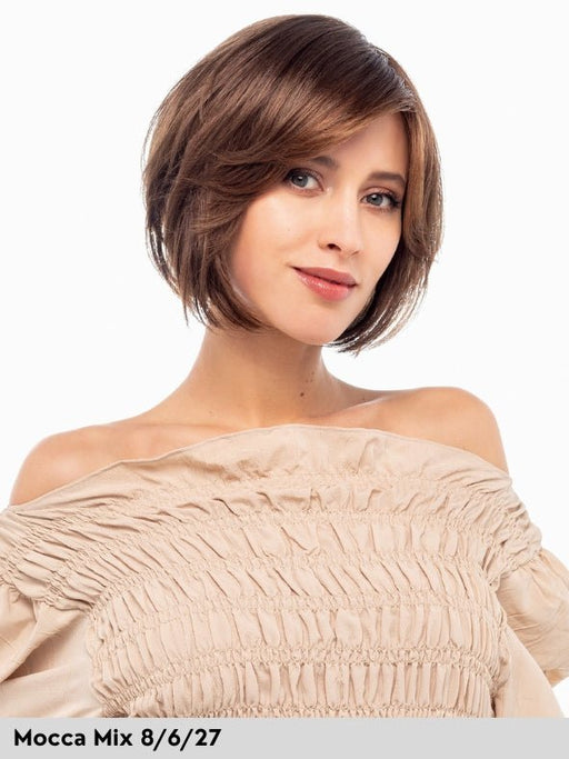 CLOUD SMALL - piccolo lace front, monofilamento vortice - Wig Love - Parrucca SinteticaDark Blond Rooted 12/14/26+12