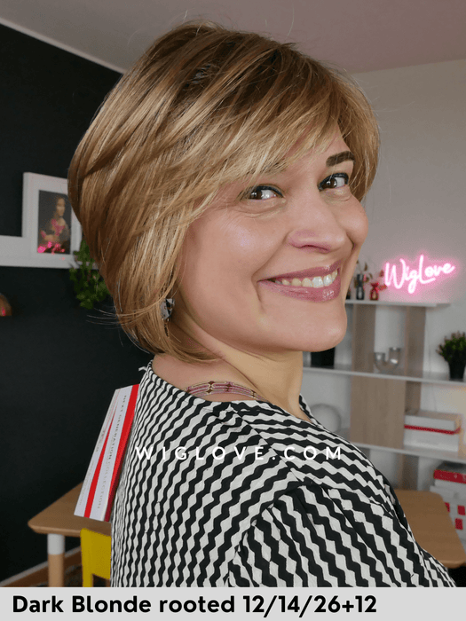 cloud small gisela mayer parrucca sintetica caschetto taglia s mini lacefront monofilamento al vortice 