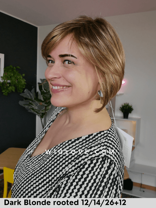 cloud small gisela mayer parrucca sintetica caschetto taglia s mini lacefront monofilamento al vortice 