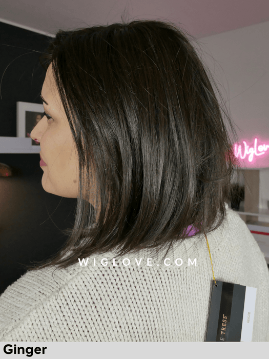 cold brew chic belle tress city collection parrucca alle spalle scalata piega liscia in fibra sintetica termoresistente riga ibera monofilamento lacefront retro aperto e fatto a macchina 