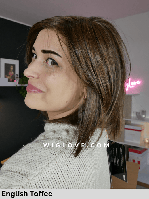 cold brew chic belle tress city collection parrucca alle spalle scalata piega liscia in fibra sintetica termoresistente riga ibera monofilamento lacefront retro aperto e fatto a macchina 