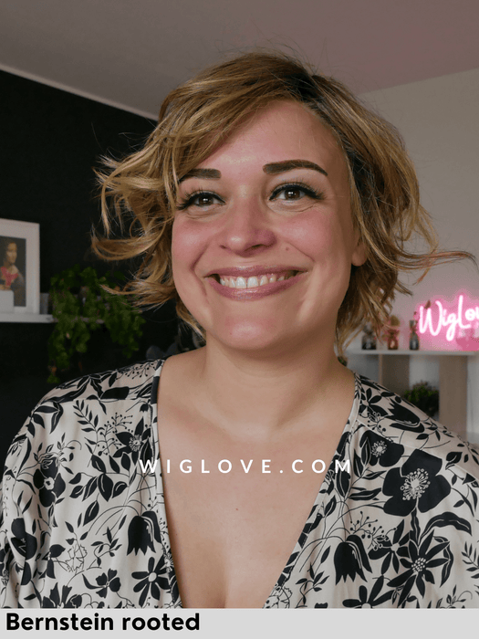 COOKIE MONO PART - Pronta Consegna 24/48 ore - Wig Love - Parrucca SinteticaDark Sand Frosted