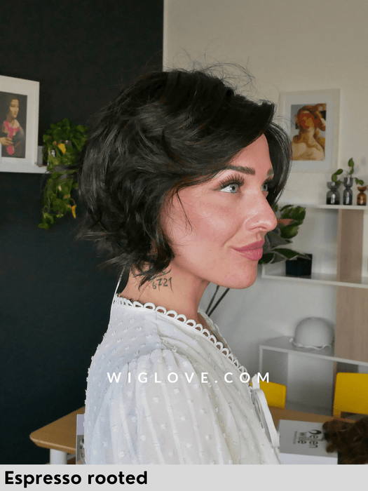 COOKIE MONO PART - Pronta Consegna 24/48 ore - Wig Love - Parrucca SinteticaDark Sand Frosted