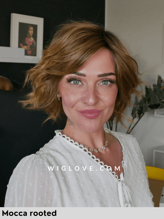 COOKIE MONO PART - Pronta Consegna 24/48 ore - Wig Love - Parrucca SinteticaDark Sand Frosted