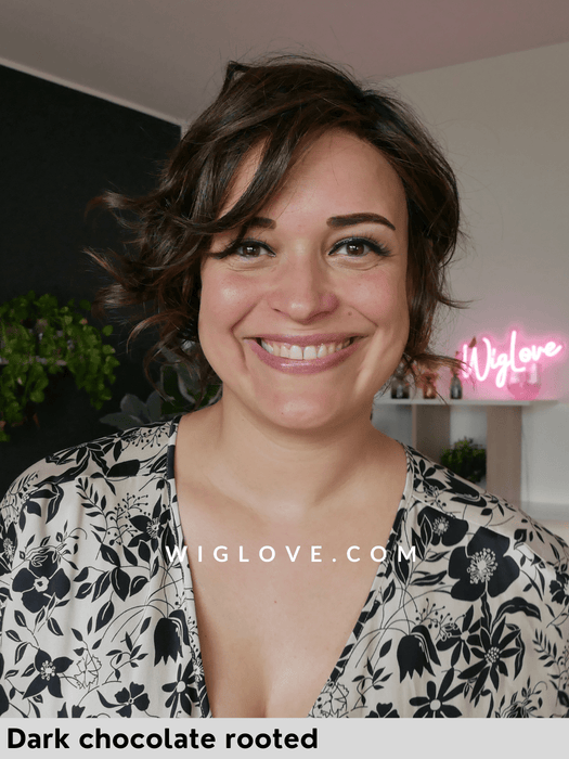 COOKIE MONO PART - Pronta Consegna 24/48 ore - Wig Love - Parrucca SinteticaDark Sand Frosted