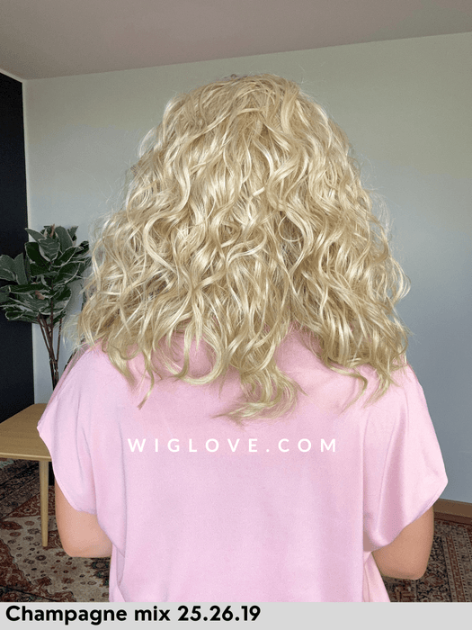 cosmopolitan ellen wille fascia con capelli sintetici resistente al calore piega mossa taglia M 