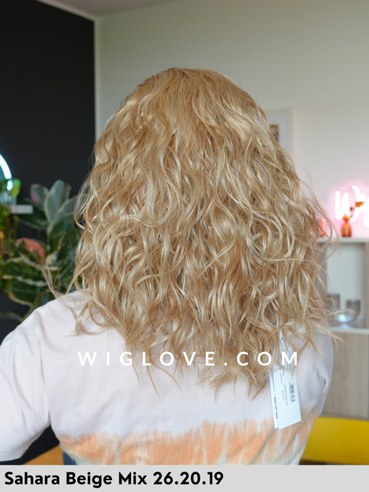 cosmopolitan ellen wille fascia con capelli sintetici resistente al calore piega mossa taglia M 