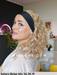cosmopolitan ellen wille fascia con capelli sintetici resistente al calore piega mossa taglia M 