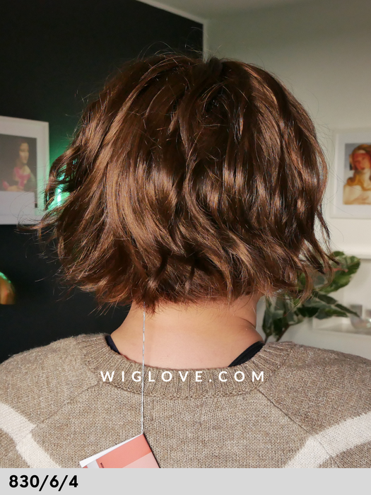 cupcake rokoko parrucca fatta a macchina sintetica frangetta monofilamento al vortice fibra sintetica dispositivo medico CE 