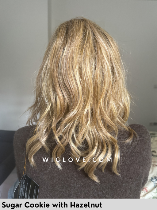 dalgona 16 belle tress parrucca termoresistente mossa lunga lacefront riga sinistra cafe collection