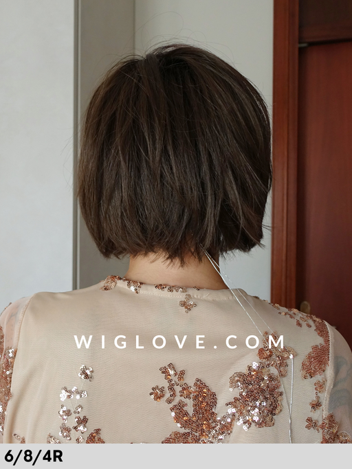 daphne parrucca rokoko sintetica termoresistente caschetto liscio lacefront riga sinistra in monofilamento taglia M dispositivo medico ce
