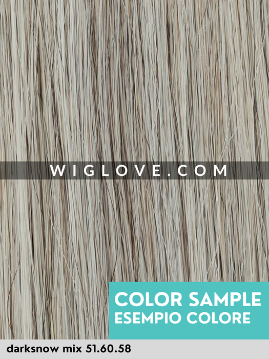 CATCH MONO - human hair synthetic blend - free parting, lace front