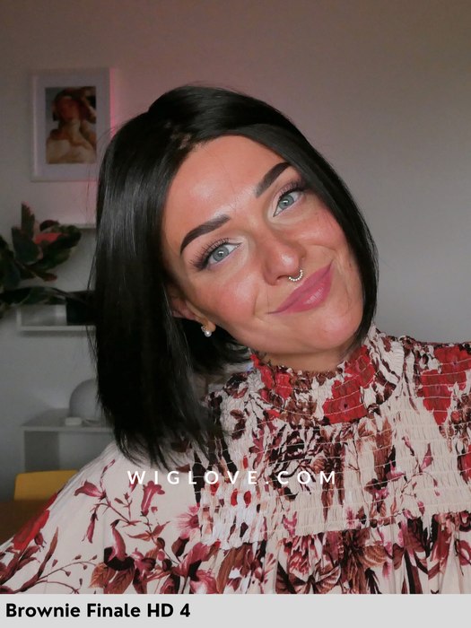 dawn jon renau parrucca sintetica termoresistente piastrabile caschetto corto piega liscia lacefront riga libera