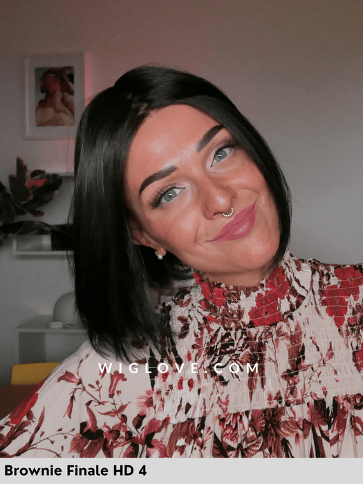 dawn jon renau parrucca sintetica termoresistente piastrabile caschetto corto piega liscia lacefront riga libera