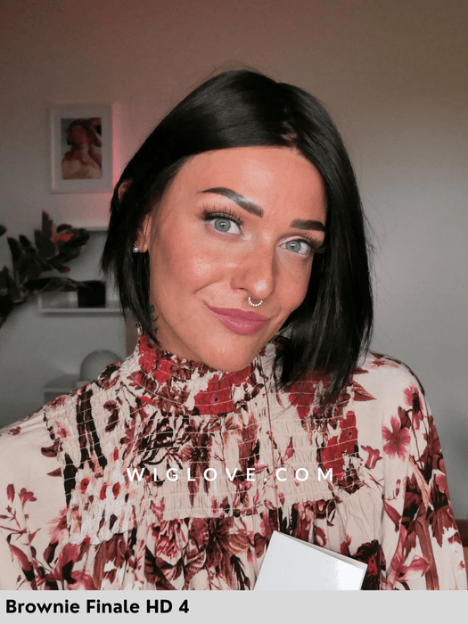 dawn jon renau parrucca sintetica termoresistente piastrabile caschetto corto piega liscia lacefront riga libera