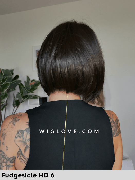 dawn jon renau parrucca sintetica termoresistente piastrabile caschetto corto piega liscia lacefront riga libera