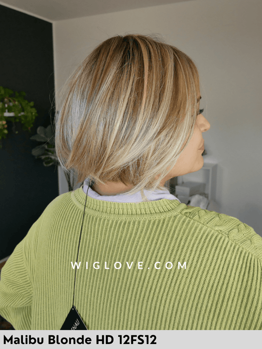 dawn jon renau parrucca sintetica termoresistente piastrabile caschetto corto piega liscia lacefront riga libera