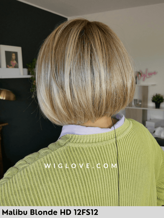 dawn jon renau parrucca sintetica termoresistente piastrabile caschetto corto piega liscia lacefront riga libera