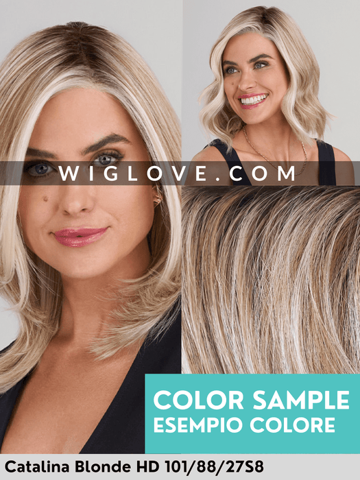 DAWN - riga libera, attaccatura naturale - Wig Love - Parrucca SinteticaVenice Blonde HD