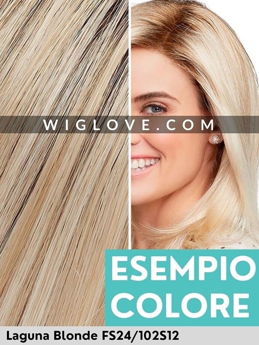 DAWN - riga libera, attaccatura naturale - Wig Love - Parrucca SinteticaVenice Blonde HD