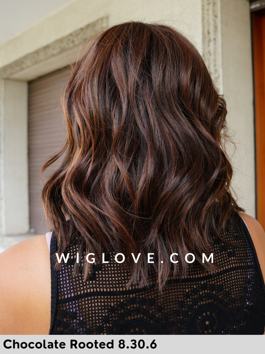 demi mono ellen wille parrucca sintetica termoresistente alle spalle mossa lace front riga libera monofilamento antiscivolo taglia M