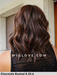 demi mono ellen wille parrucca sintetica termoresistente alle spalle mossa lace front riga libera monofilamento antiscivolo taglia M