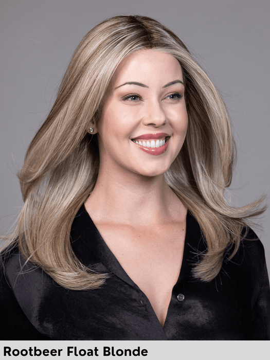 Dolce&Dolce 18 - riga centrale, attaccatura naturale - Wig Love - Parrucca SinteticaRootbeer Float Blonde