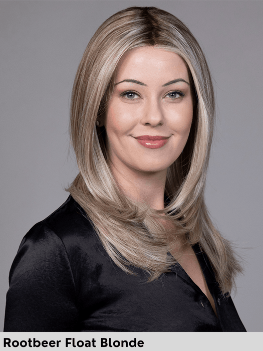 Dolce&Dolce 18 - riga centrale, attaccatura naturale - Wig Love - Parrucca SinteticaRootbeer Float Blonde