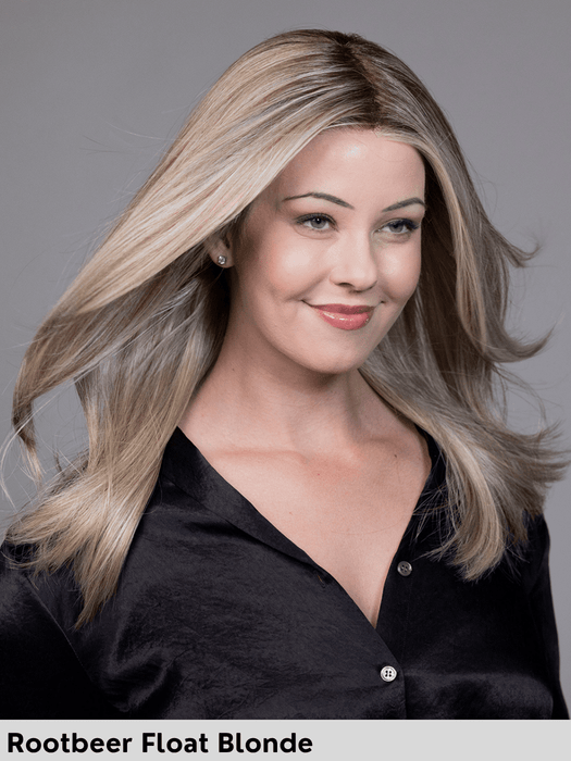 Dolce&Dolce 18 - riga centrale, attaccatura naturale - Wig Love - Parrucca SinteticaRootbeer Float Blonde