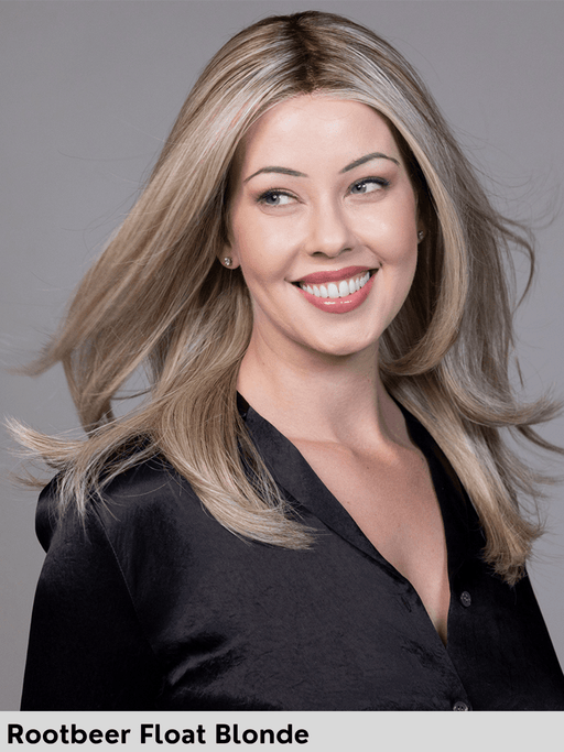 Dolce&Dolce 18 - riga centrale, attaccatura naturale - Wig Love - Parrucca SinteticaRootbeer Float Blonde