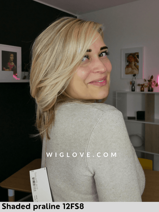 drew parrucca jon renau piastrabile fibra sintetica termoresistente alle spalle scalata attaccatura naturale riga libera lacefront monofilamento 