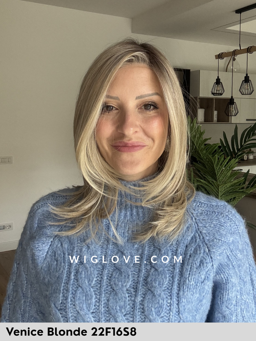 DREW - Pronta Consegna 24/48 ore - Wig Love - Parrucca SinteticaVenice Blonde HD