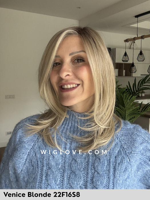 DREW - Pronta Consegna 24/48 ore - Wig Love - Parrucca SinteticaVenice Blonde HD