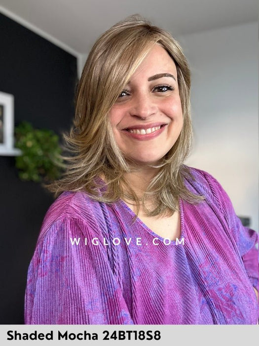 DREW - Pronta Consegna 24/48 ore - Wig Love - Parrucca SinteticaMalibu Blonde HD