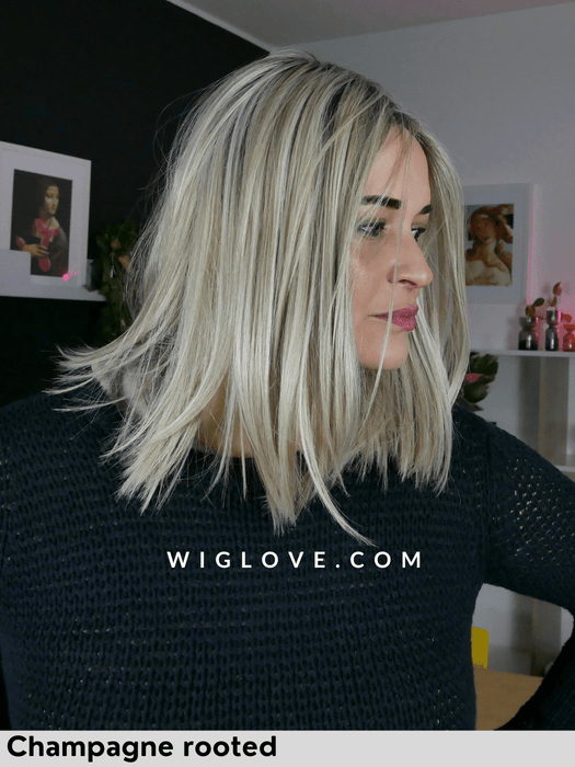 drive ellen wille parrucca piastrabile caschetto lungo pari fibra termoresistente lacefront attaccatura naturale riga centrale 