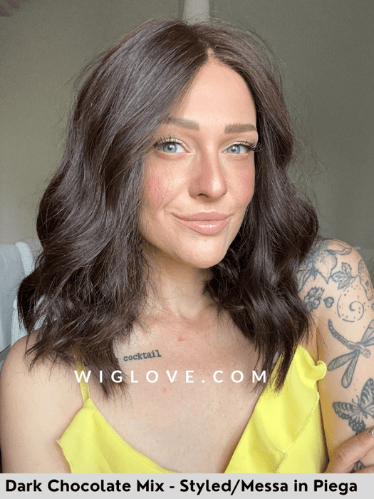 DRIVE - Pronta Consegna 24/48 ore - Wig Love - Parrucca SinteticaDark Chocolate Mix