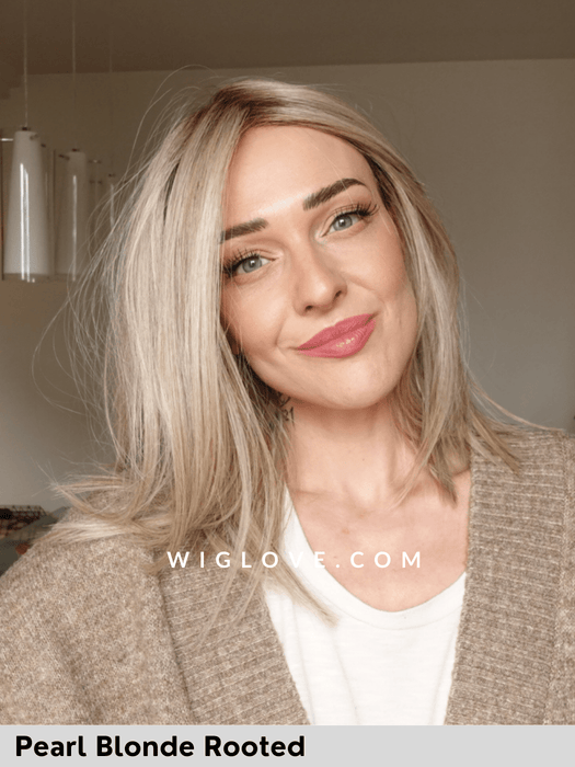 drive ellen wille parrucca piastrabile caschetto lungo pari fibra termoresistente lacefront attaccatura naturale riga centrale 