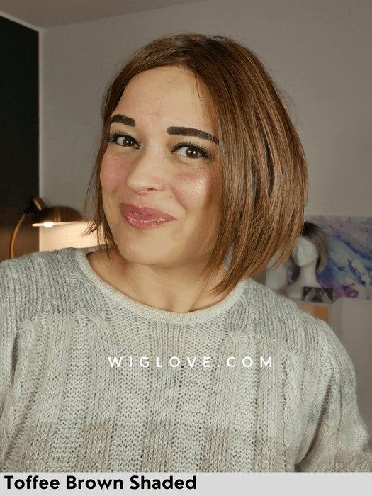 DUA MONO PART - Pronta Consegna 24/48 ore - Wig Love - Parrucca SinteticaToffee Brown Shaded