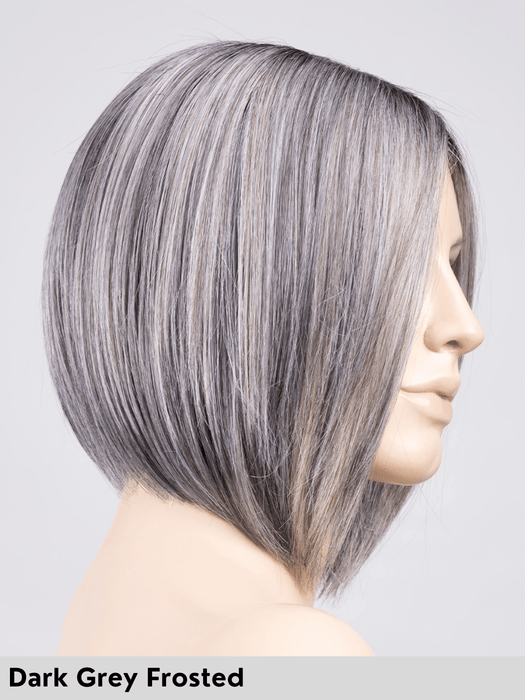 DUA MONO PART - riga centrale, attaccatura naturale - Wig Love - Parrucca SinteticaDark Grey Frosted