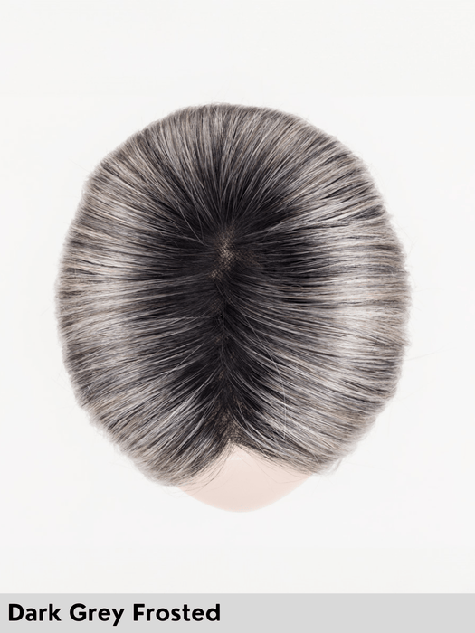 DUA MONO PART - riga centrale, attaccatura naturale - Wig Love - Parrucca SinteticaDark Grey Frosted