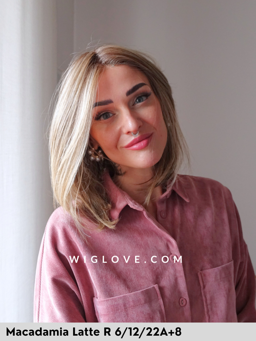 dubai belle tress parucca long bob scalato liscio city collection lacefront riga centrale retro aperto