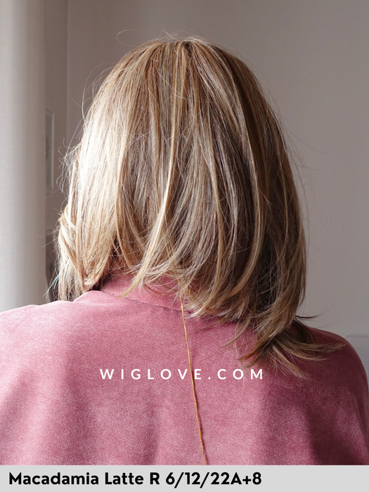 dubai belle tress parucca long bob scalato liscio city collection lacefront riga centrale retro aperto
