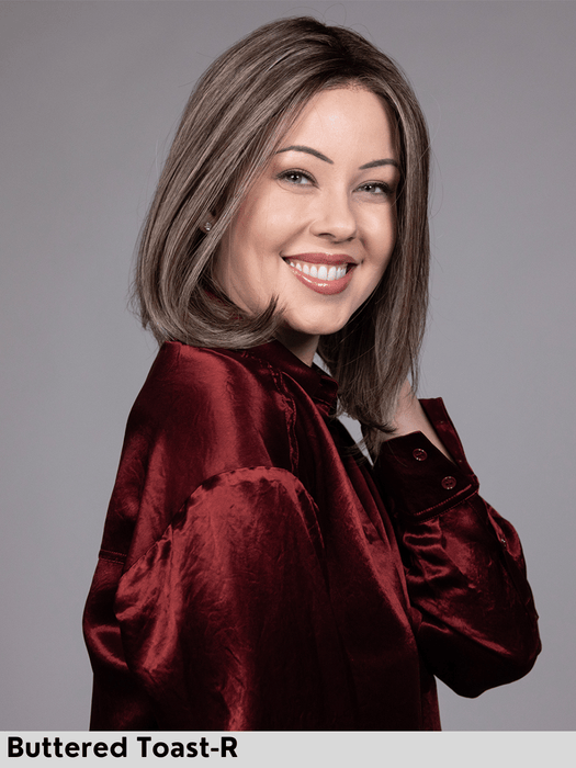 DUBAI - riga centrale, attaccatura naturale - Wig Love - Parrucca SinteticaButtered Toast Rooted